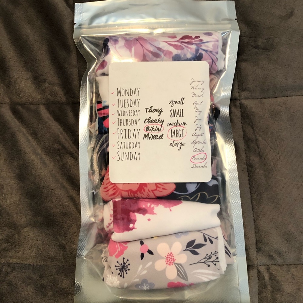 NWT Large Bikini Underwear